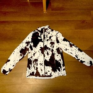Cow Print North Face jacket